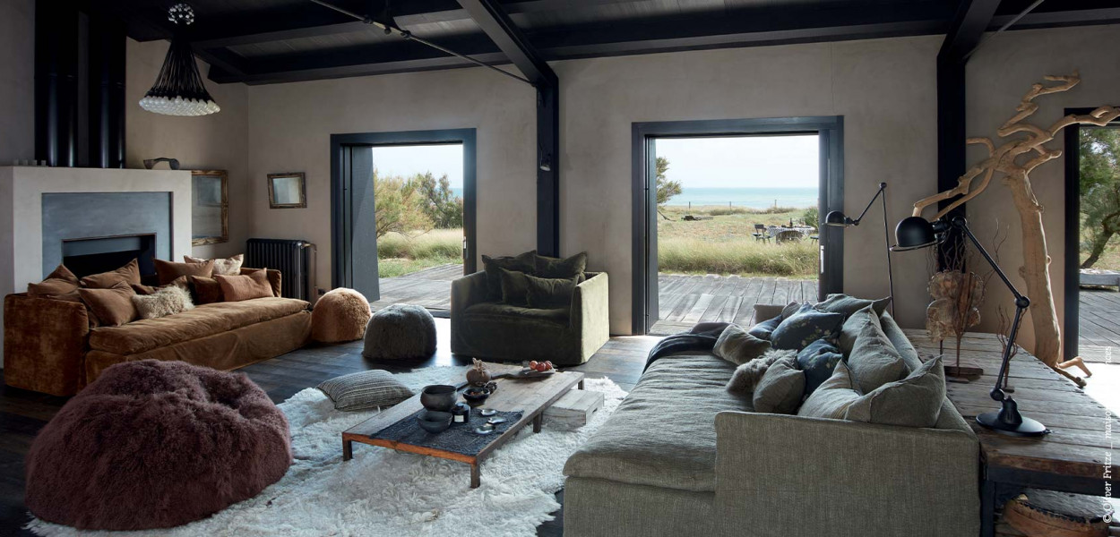 Maison de Vacances PARIS クッションカバー スカル Maison de Vacances - Collection Page– French.US